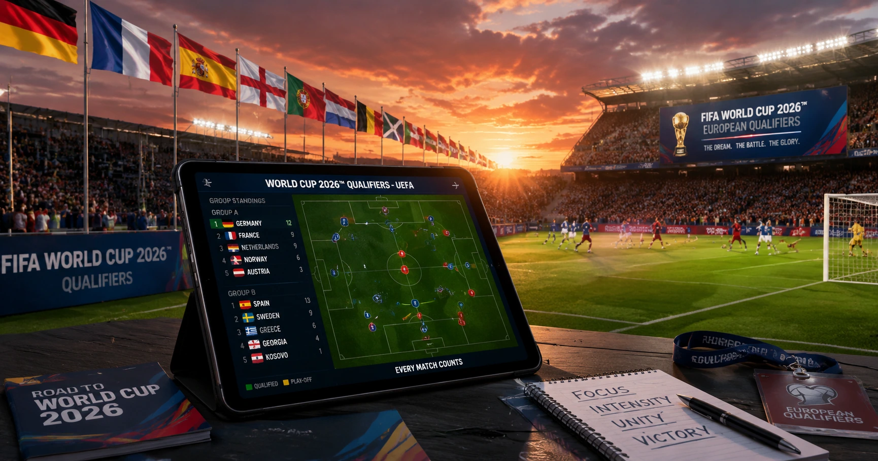 Bảng Xếp Hạng Vòng Loại World Cup 2026 Châu Âu: Cập Nhật Mới Nhất - image 2